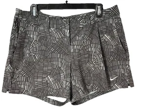 Pantaloncini Nike Golf donna stampati Dri-FIT taglia 10 nero grigio e bianco usati in ottime condizioni - Foto 1 di 10