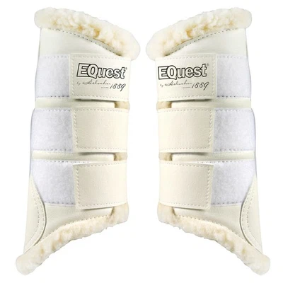 EQuest Softgamasche per Cavalli,2er Set - Champagnechampagne/Natura,M Leggings - Bild 1 von 4