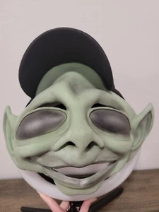 Zagone Studios Orion Green Spaceman Alien Baseball Cap Adult Halloween Mask - Picture 1 of 5