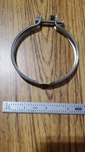 Abrazadera banda V, 3 pulgadas, acero inoxidable LOTE DE 10 ABRAZADERAS - Imagen 1 de 4