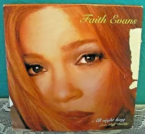Music CD 1999 Bad Boy Records Faith Evans "All Night Long" (Single) - Picture 1 of 6