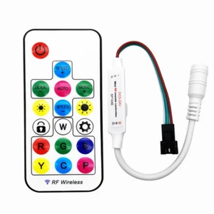 DC5V-24V SP104E Mini RF Remote Controller 4Pin for WS2815 WS2813 LED Strip Light - Picture 1 of 1