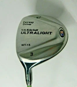 USKG US Kids Golf WT-15 Fairway Driver 3 Left-Handed 21 Degree Graphite UL57” - Picture 1 of 6