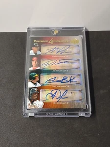 2007 Exquisite Rookie Signatures Ensemble 4 Signatures Hamilton Pence Buck 13/15 - Picture 1 of 2