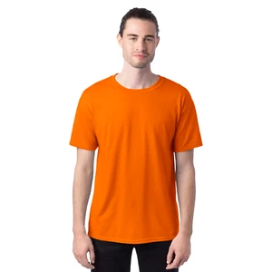 High Visibility Gildan Men's Short Sleeve Safety Orange Workwear T-Shirt Hi Vis - Picture 1 of 7