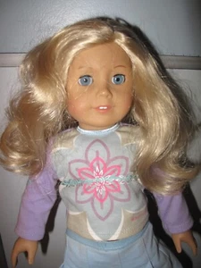 2008 AMERICAN GIRL Doll - Blonde Hair and Blue Eyes - Picture 1 of 14