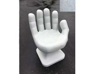 Silla Imitación Granito Blanca DERECHA 32" Adulto Talla 70 Retro EAMES iCarly - Imagen 1 de 11