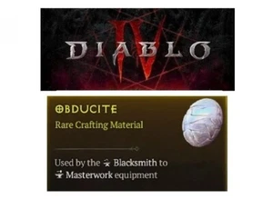 DIABLO 4 IV Vessel of Hatred Season 9 Obducite Rare Crafting Material Softcore - Picture 1 of 2