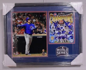 Collage enmarcado ganador de la Serie Mundial 2016 de los Chicago Cubs 20x25 - Imagen 1 de 3