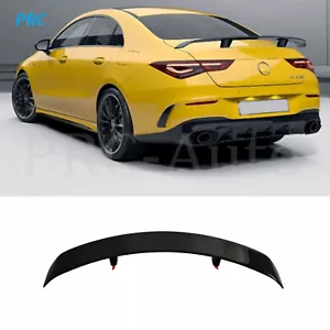 For 2020-2023 Benz CLA Class CLA35 CLA45 W118 Black Rear Spoiler Trunk Wing Lip - Foto 1 di 16