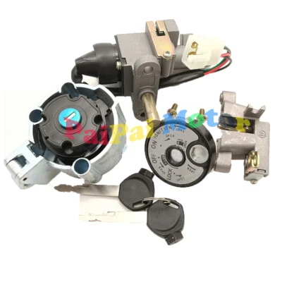 КОМПЛЕКТ ЗАМКОВ ЗАМКА ЗАЖИГАНИЯ ПЕРЕКЛЮЧАТЕЛЬ ГАЗА КЛЮЧИ для YAMAHA BWS125 ZUMA 125 - Изображение 1 из 4