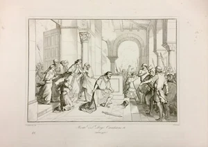 1863 INCISIONE MORTE DEL DOGE DI VENEZIA CANDIANO IV Viviani Gatteri - Imagen 1 de 1