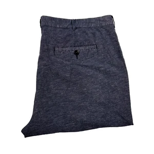 Jack Stone Mens Short Grey W42 Pinstripe Shorts Linen Blend BIG & TALL - Picture 1 of 8