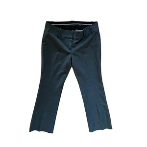 Ann Taylor womens blue midnrise flare leg dress pants trouser 2P Grunge Goth - Picture 1 of 9