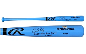 CAL RALEIGH SEATTLE MARINERS SIGNED BASEBALL BAT 2025 HOME RUN DERBY FANATICS - Picture 1 of 5