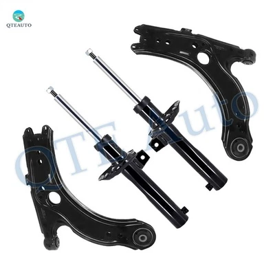Set of 4 Front Lower Control Arm-Suspension Strut For 2005 2006 Volkswagen Jetta - Image 1 of 4