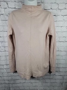 Max Studio Damenpullover Rollkragen 2-lagig Kaschmir rosa Größe Large - Bild 1 von 6