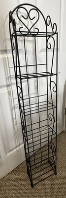 "Estante de almacenamiento de 48"" torre de CD/DVD/JUEGO/VHS de metal de alta resistencia" Foto 1 de 4