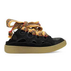 NIB LANVIN BLACK CURB MULES SIZE 45 $890 - Picture 1 of 8