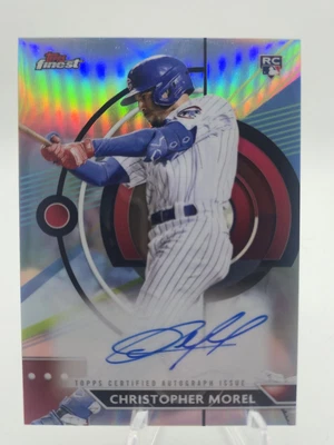 2023 Topps Finest - Finest Autographs Christopher Morel #FA-CM AU, RC Auto Cubs - Image 1 of 2
