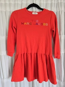 Marc Jacobs Girls Dress Red Size 6 Long Sleeve Round Neck - Picture 1 of 5