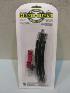 NIP Bachmann N Scale #44802 11 3/4" Radius Terminal/Rerailer EZ Track w/Wire - Picture 1 of 1