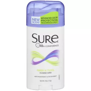 Anti-Perspirant & Deodorant Invisible Solid Fresh & Cool 2.60 Oz (Pack of 2) - Picture 1 of 12