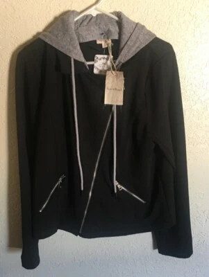CHAQUETA DOBLADILLO E HILO NUEVA CON ETIQUETAS NEGRA/GRIS TALLA L Foto 1 de 4