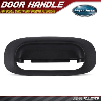 Rear Texture Black Tailgate Handle Bezel for Dodge Dakota Ram Dakota Mitsubishi - Image 1 of 4