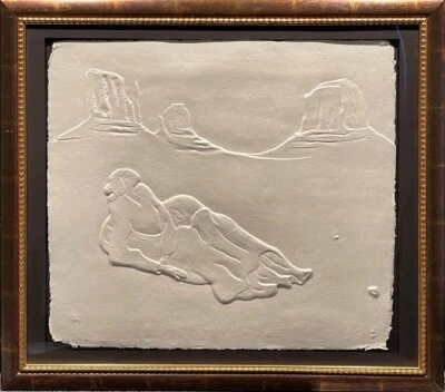 R.C.Gorman Luna Media Luna/papel fundido firmado a mano arte original LE HACER OFERTA Foto 1 de 4