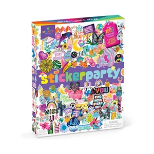 Juego de pegatinas extraíbles para fiesta artesanal NUEVO EN STOCK - Imagen 1 de 3
