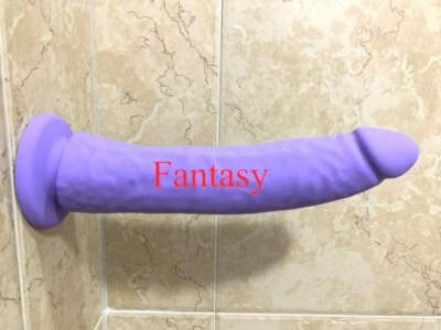 8-Inch-Dildo-Realistic-Waterproof-Suction-Cup-Men-Penis-Female-Sex-Toy - Image 1 of 4