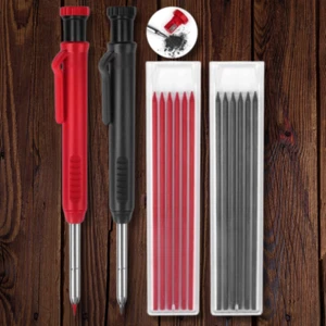 2 Pack Carpenter Construction Pencils Mechanical Pencils with 12 Refills - Picture 1 of 9