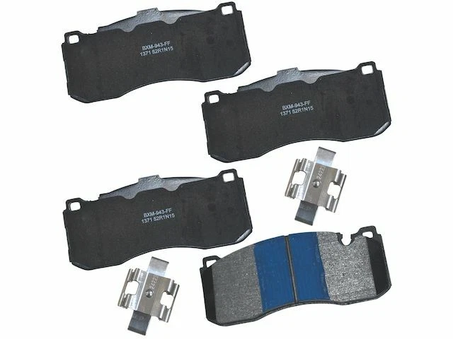 Juego de pastillas de freno delanteras Bendix 43393ZK 2007 2008 BMW 323i 2006-2009 Foto 1 de 2