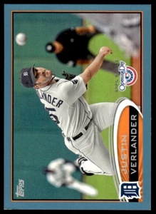 2012 Topps Opening Day BLUE Justin Verlander Detroit Tigers #113 - Picture 1 of 2