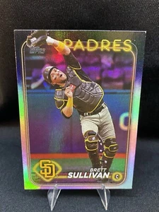 2024 Topps Update Brett Sullivan Rainbow Foil San Diego Padres #US34 - Picture 1 of 2
