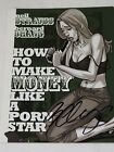 Bernard Chang Autograph Comic Card How to make money like Porn Star