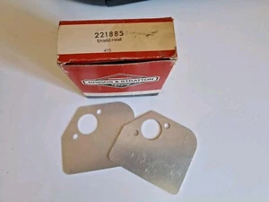 (2) NOS OEM Briggs & Stratton Engine Muffler Heat Shields. Part 221885 - Picture 1 of 1