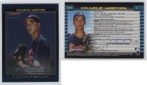 2002 Bowman Chrome Draft Picks & Prospects Charlie Morton #BDP91 Rookie RC