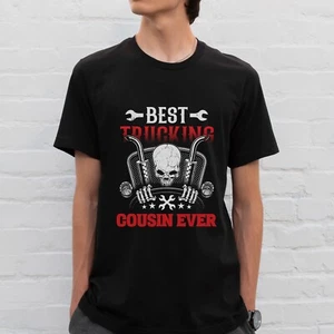 T-shirt cugino camionista - migliore di sempre - regalo ideale per camionisti - Foto 1 di 12