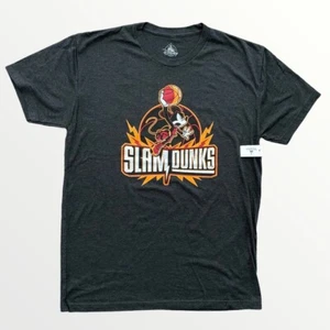 Disney Parks | NBA Mickey "Slam Dunks" Basketball Shirt |Size Large New With Tag - Picture 1 of 2