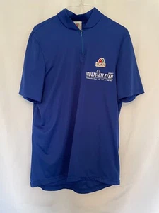 Ultima Made in Italy 1/4 Zip Cycling Jersey Size L. Cycle Fashion Gym workout - Picture 1 of 9