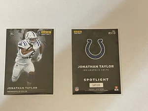2020 NFL Panini Instant Rookie Spotlight Top Rookies JONATHAN TAYLOR - 1 de 1155 - Imagen 1 de 3