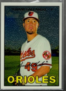 A2856- 2016 Topps Heritage Chrome #THC611 Yovani Gallardo /999 - NM-MT - Picture 1 of 2