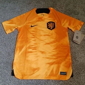 Nike Dri Fit Netherlands Authentic Unisex Home Soccer Jersey Size Medium (NWT) - Picture 1 of 9