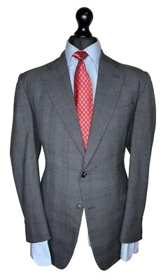 VINTAGE BESPOKE BAILEY & WEATHERILL SAVILE ROW BLAZER FULL CANVASS HAND MADE 40R - Image 1 of 4