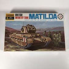Bachmann Fujimi 1:76 WWII British Light Infantry Tank Matilda Model Kit (SEALED)