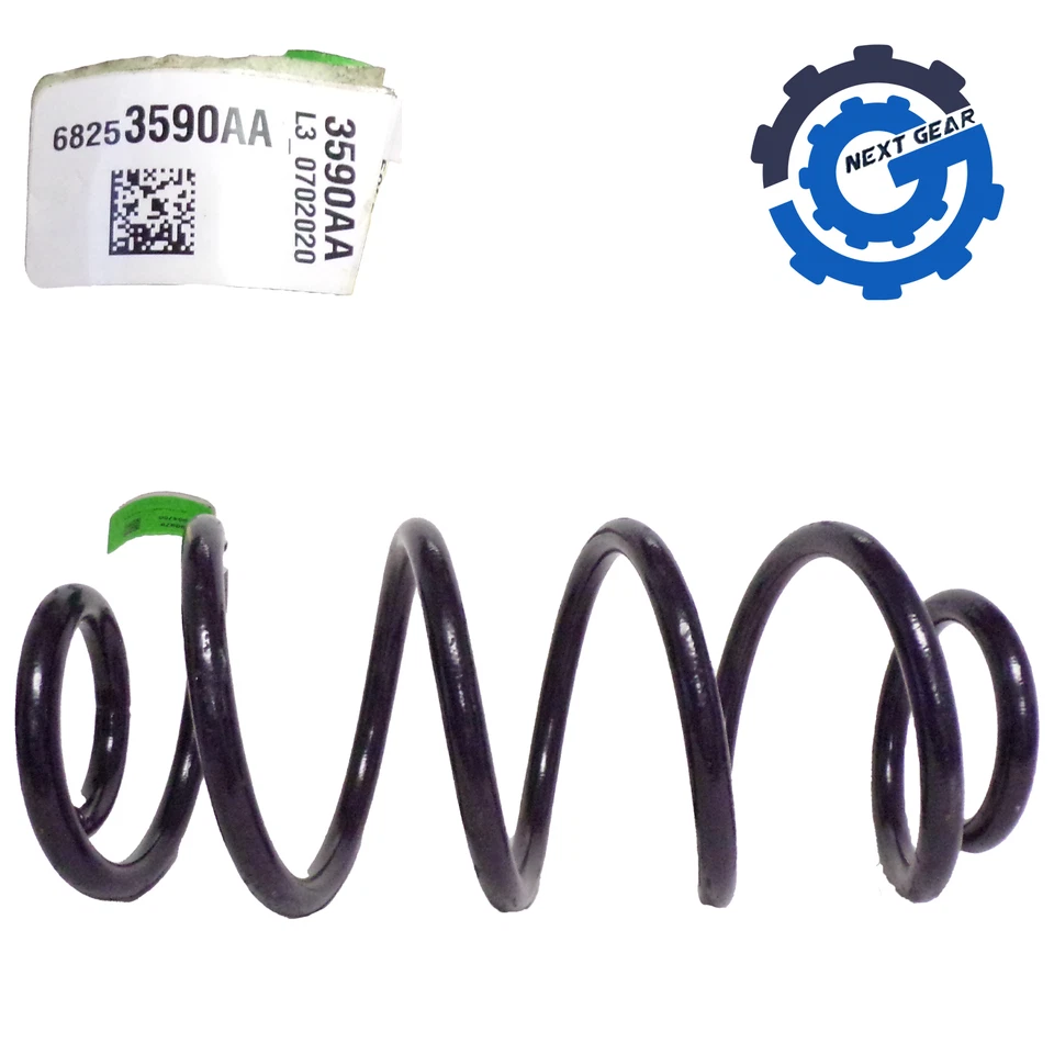 New OEM Mopar Rear Left or Right Coil Spring 2018-2024 Jeep Wrangler 68253590AA - Image 1 of 1