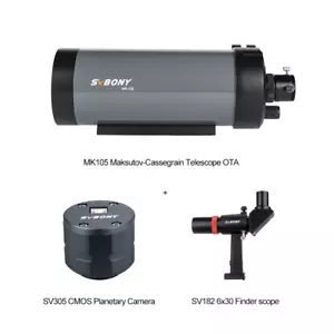 SVBONY MK105 Maksutov-Cassegrain Telescope 1365/105mm Compact Moon Photography - Picture 1 of 20