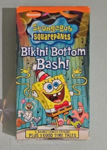 nickelodeon spongebob squarepants BIKINI BOTTOM BASH ! VHS VIDEOTAPE not dvd - Picture 1 of 2
